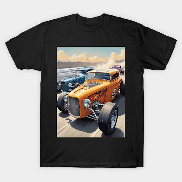 Speed and Style The Best Hotrod Race T-Shirt by BritoStore